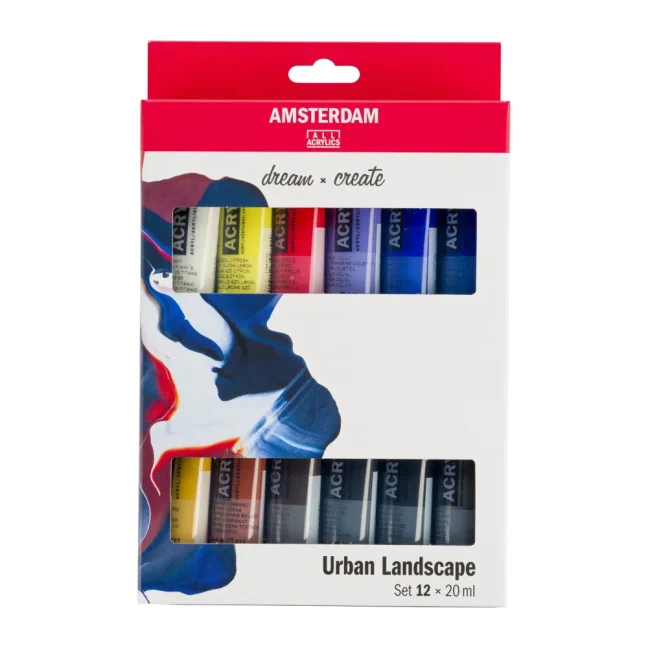 Colori acrilici Amsterdam - set 12 x 20ml - Urban Landscape
