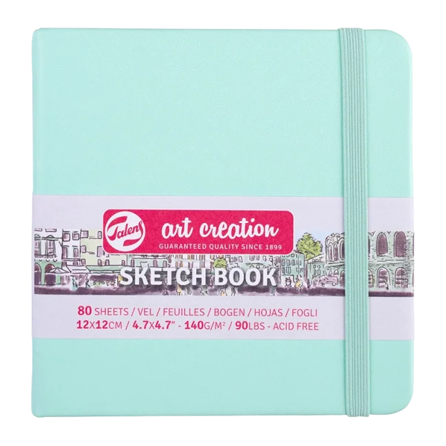 Art Creation sketch blokk 12x12cm - Fresh Mint