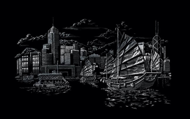R&L Disegno da grattare – Hong Kong