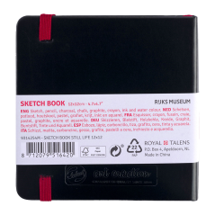 Blok na skicování Art Creation 12x12cm - Flowers