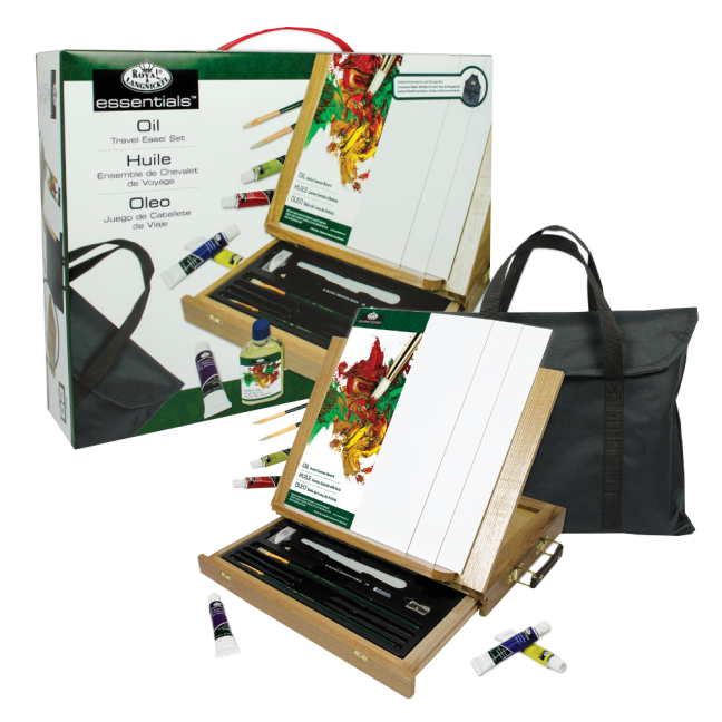 Set da Viaggio per Pittura a Olio Royal Langnickel - set da 28 pezzi