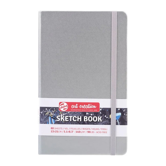 Blocco da disegno Art Creation 13x21cm - Shiny Silver