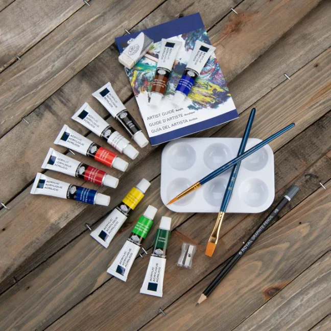 Royal Langnickel akrilni set u prozirnoj kutiji