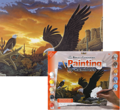 Pittura per numeri formato A3 - Messaggero del cielo