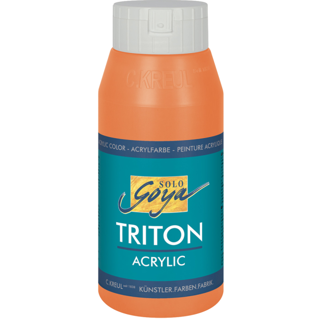 KREUL Colore acrilico SOLO GOYA TRITON 750 ml - SOLO GOYA Triton 750 ml: 17023 – Apricot