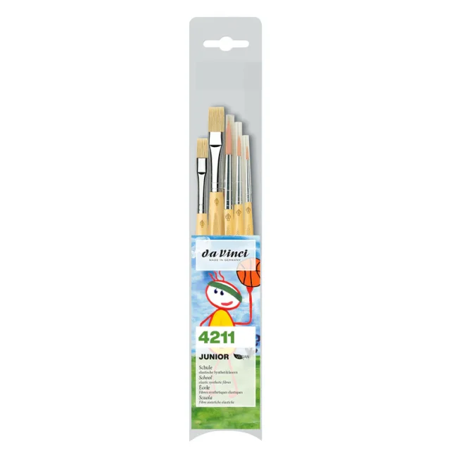 daVinci JUNIOR set di pennelli per scolari - serie 4211