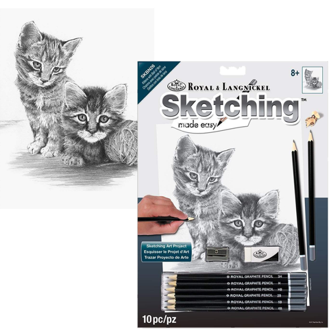 Royal & Langnickel komplet za skiciranje z motivom - Mucke