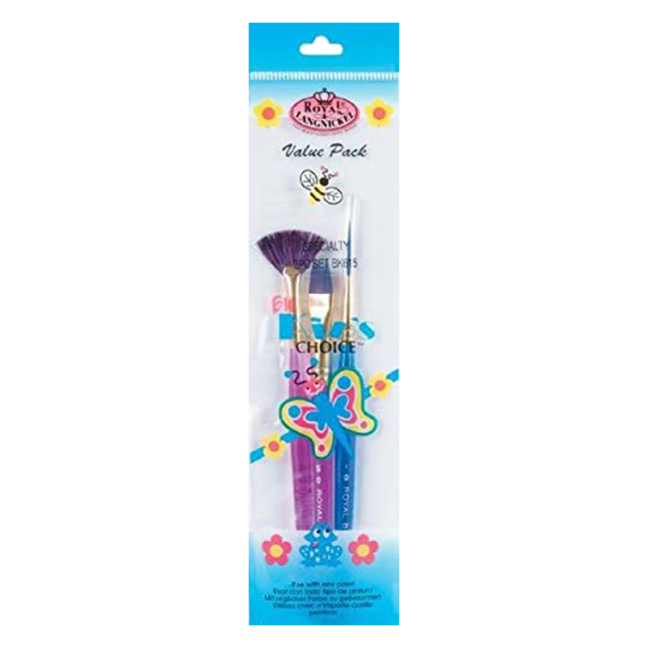 R&L Set di pennelli speciali Big Kid's Choice – 3 pz