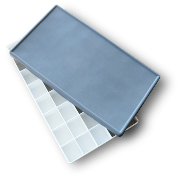 PHOENIX Tavolozza con copertura in silicone