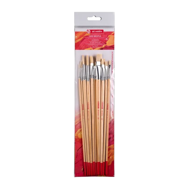 Pennelli per olio/acrilico/gouache ArtCreation - set 10 pezzi - 212M