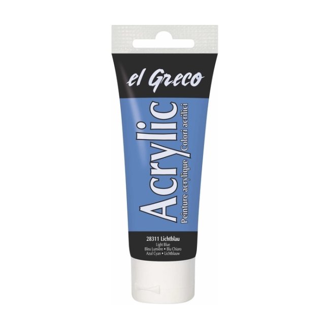 KREUL Colore acrilico El Greco 75 ml - KREUL colore acrilico El Greco 75 ml – scegli la tonalità: 28311 - Light Blue