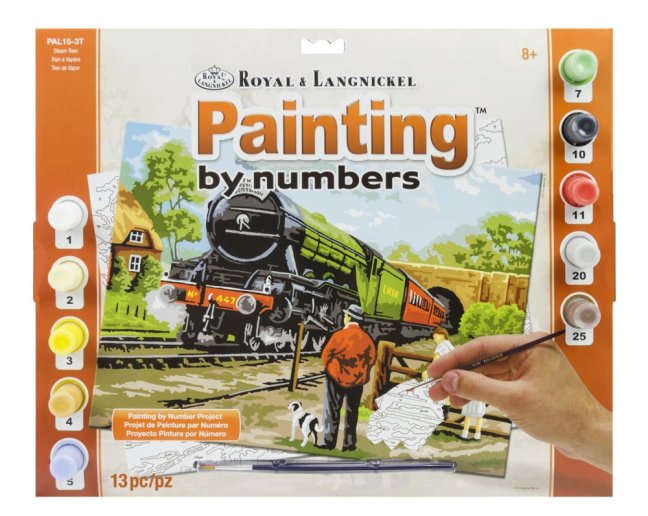 R&L Pittura con i numeri – Steam Train