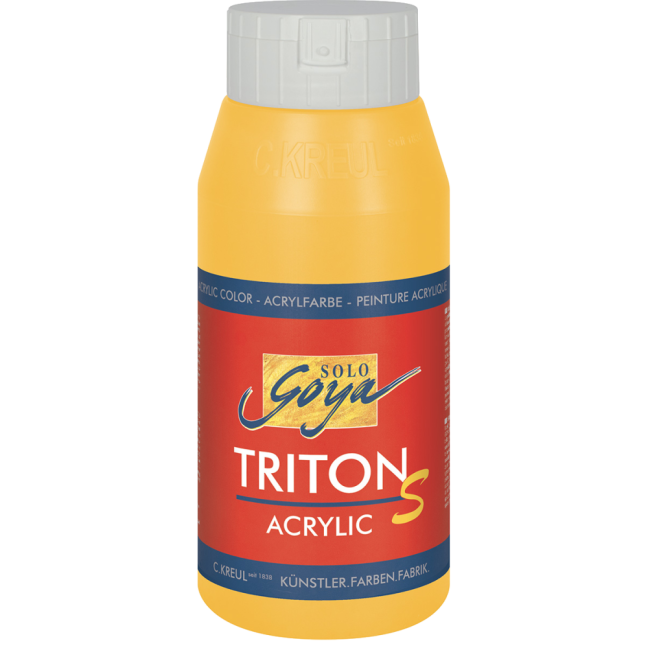 KREUL Vernice acrilica SOLO GOYA TRITON S - lucida 750 ml - SOLO GOYA Triton S 750m: 17303 - Maize yellow