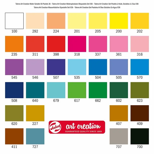 Pastelli a olio solubili in acqua ArtCreation - set 36 pezzi