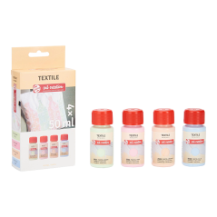 Art Creation set za tekstil Pastel 4 x 50 ml