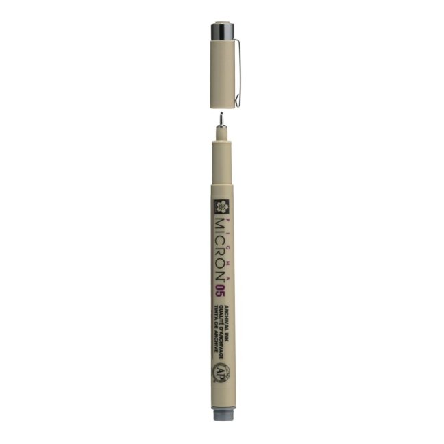 Tehnička olovka SAKURA Pigma Micron® Cool Gray - odaberite veličinu vrha