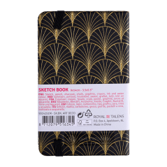 Blok na skicování Art Creation 9x14cm - Art Deco