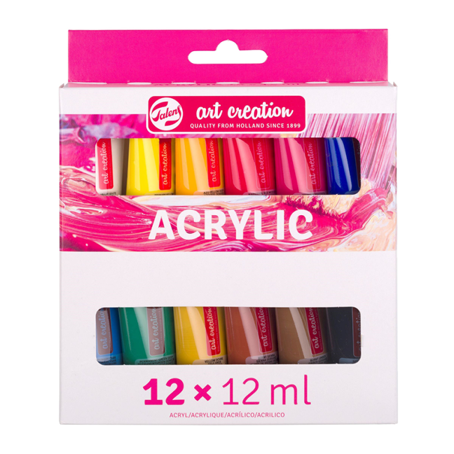 Art Creation Set akrilnih barv 12 x 12 ml