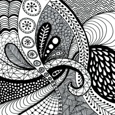Sakura Zentangle Zendala set da disegno - 10 pezzi