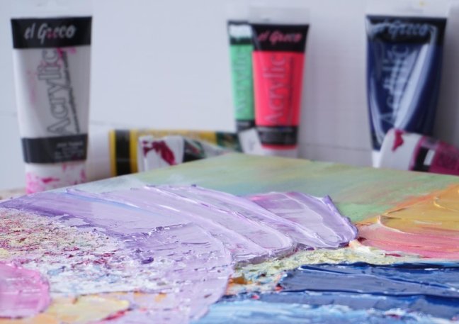 KREUL Colore acrilico El Greco 75 ml - KREUL colore acrilico El Greco 75 ml – scegli la tonalità: 28309 – Magenta