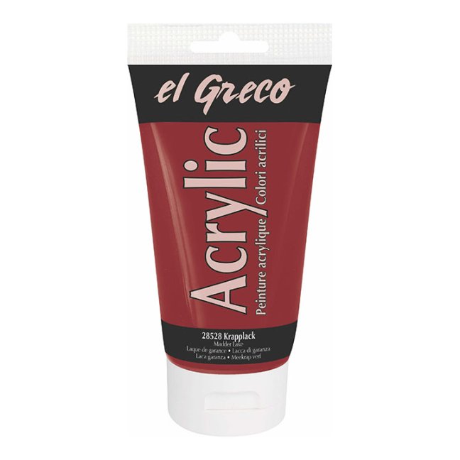KREUL Colore acrilico El Greco 150 ml - KREUL colore acrilico El Greco 150 ml - scegli la tonalità: 28528 - Madder Lake