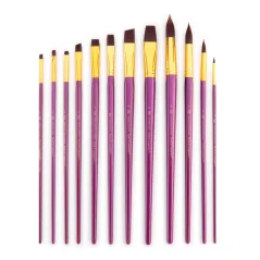 Pennelli con setole sintetiche mix - set da 12 pezzi - RSET-9315