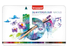 Set creioane acuarelă Bruynzeel Expression – 36buc