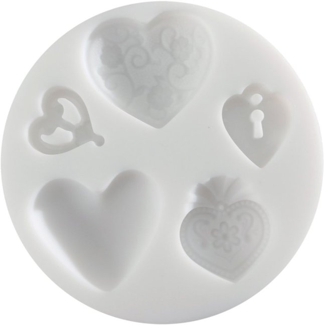 CERNIT stampo in silicone - scegli il motivo - CERNIT silicone: 95115 - Heart