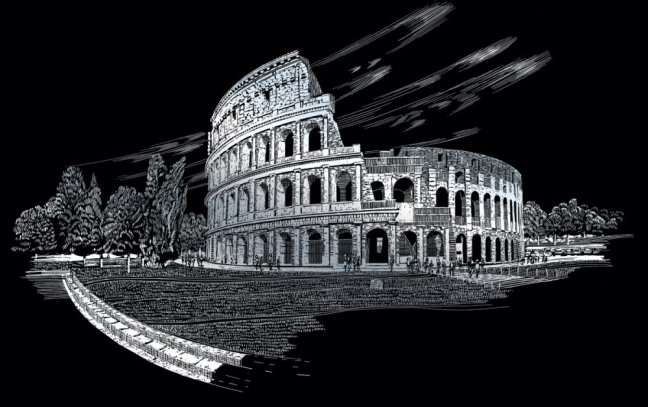 R&L Disegno da grattare – Colosseum