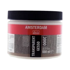 Amsterdam Transparentné Gesso 3000 - 500 ml