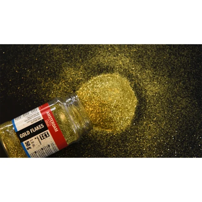 Amsterdam arany csillámok - 50g