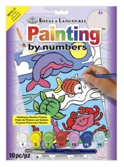 R&L Slikanje po brojevima za djecu – Sea Animals