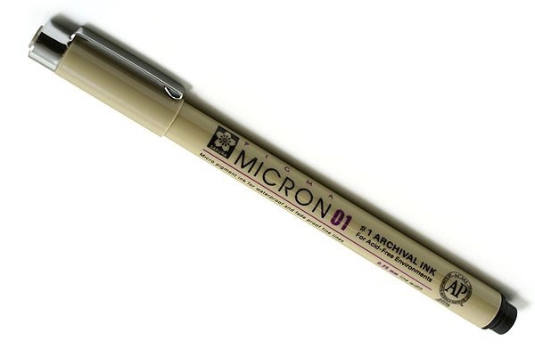 Sakura Pigma Micron® penna tecnica nera 08 in blister