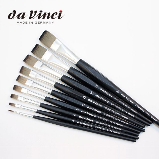Pennelli da Vinci SYNTHETIC - serie 3374 - Scegli la dimensione del pennello