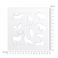 Folijska šablona - ŽIVOTINJE