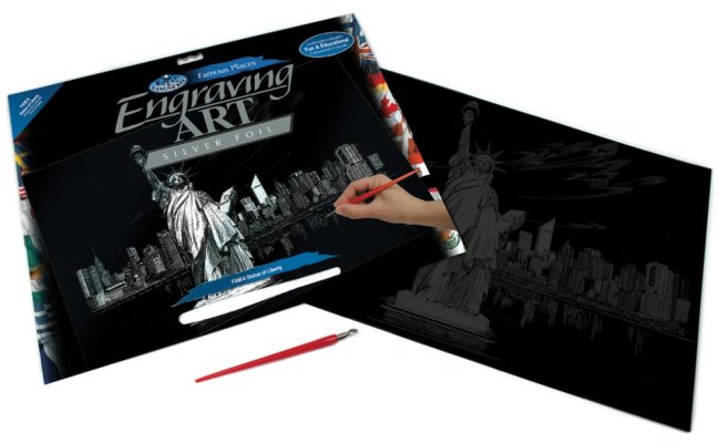 R&L Disegno da grattare – Statue of Liberty