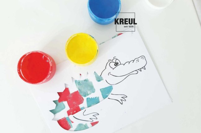 KREUL Sada farieb MUCKI – paintbox maľujeme zvieratká – prstové farby