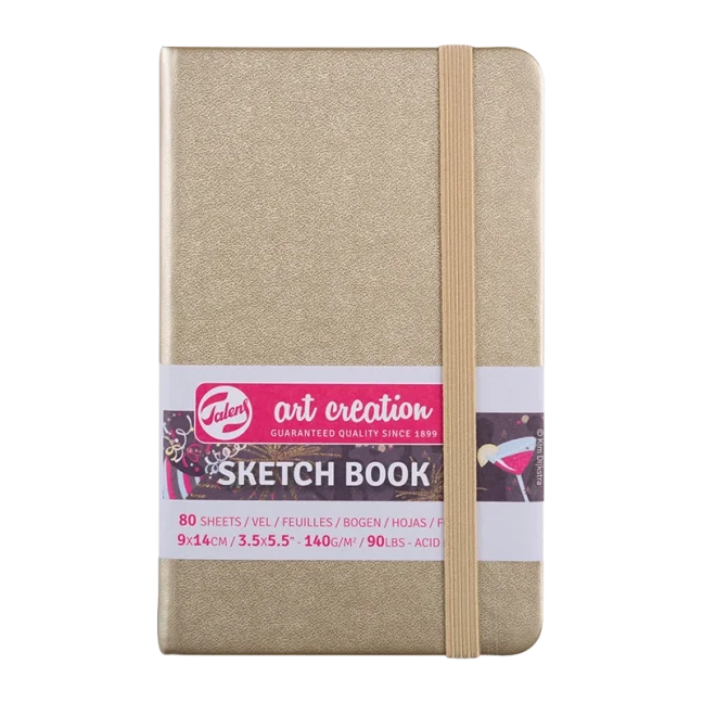 Blocco da disegno Art Creation 9x14cm - White Gold