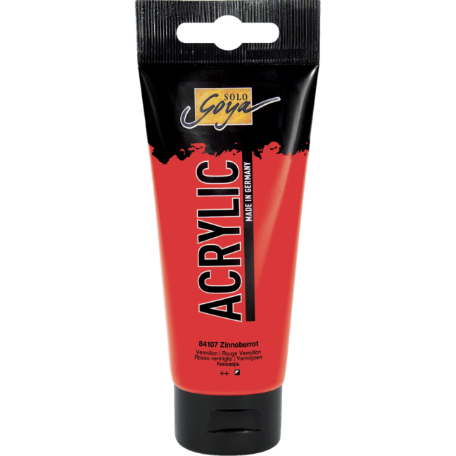 KREUL Colore acrilico Solo Goya – 100 ml - KREUL colore acrilico Solo Goya 100 ml - scegli la tonalità: 84107 - Vermilion Red