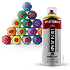 AMSTERDAM Spray Paint – Culori acrilice spray 400 ml