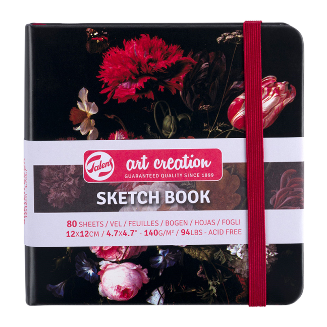 Art Creation blocco da disegno 12x12cm, 140g, 80 fogli