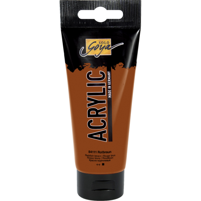 KREUL Colore acrilico Solo Goya – 100 ml - KREUL colore acrilico Solo Goya 100 ml - scegli la tonalità: 84111 – Burnt Sienna reddish