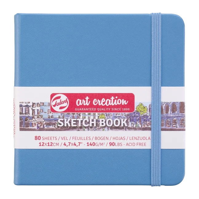 Art Creation vázlatfüzet 12x12cm - Lake Blue