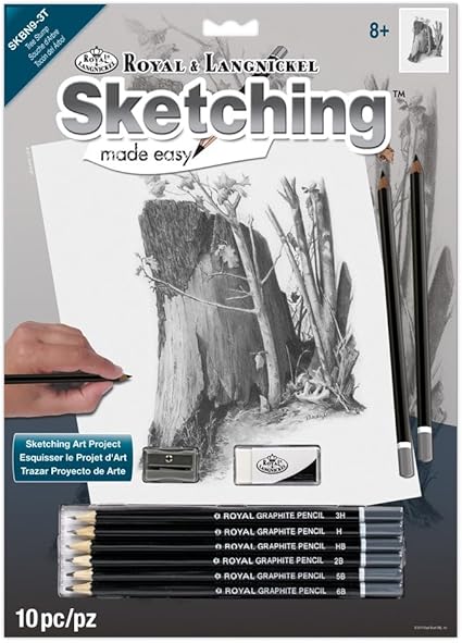 Set da disegno Royal & Langnickel con motivo - Tronco d'albero