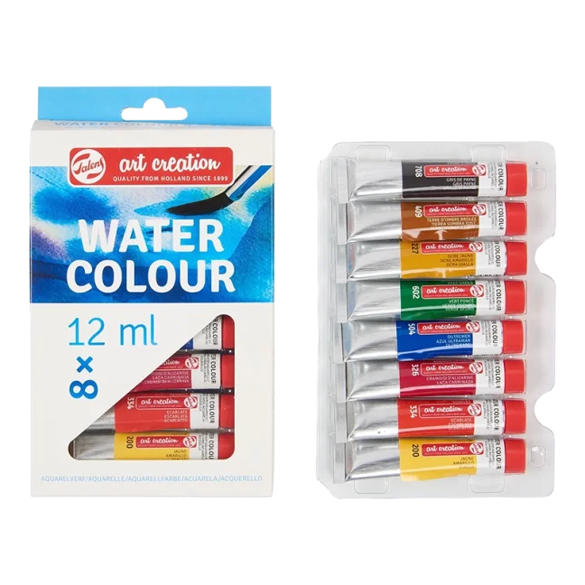 Colori ad acquerello Talens ArtCreation - set 8 x 12 ml
