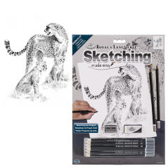 Royal & Langnickel set za skiciranje s motivom - Gepardi