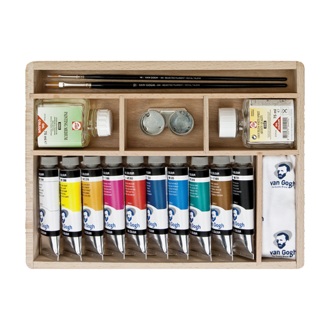 Olejové farby Van Gogh - Základný box 10 x 40 ml