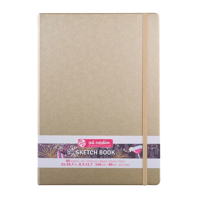 Blocco da disegno Art Creation 21x30cm - White Gold