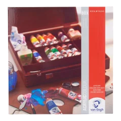 Colori acrilici Van Gogh - Inspiration box 14 x 40 ml + accessori