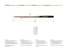 Ecsetek da Vinci LINER - 708 sorozat - 8